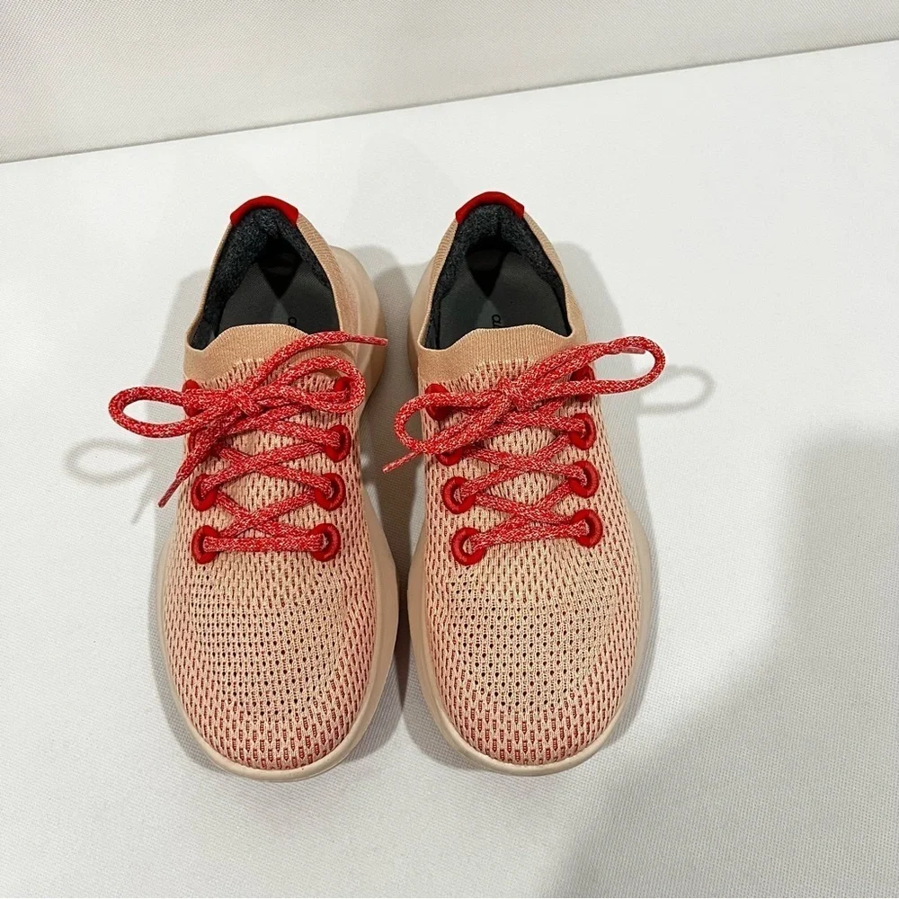 Allbirds Tree Dasher Size 8 Men's Shoes Orange Heathered Slip-On Lightweight